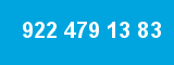 922 479 13 83 922 479 13 83
